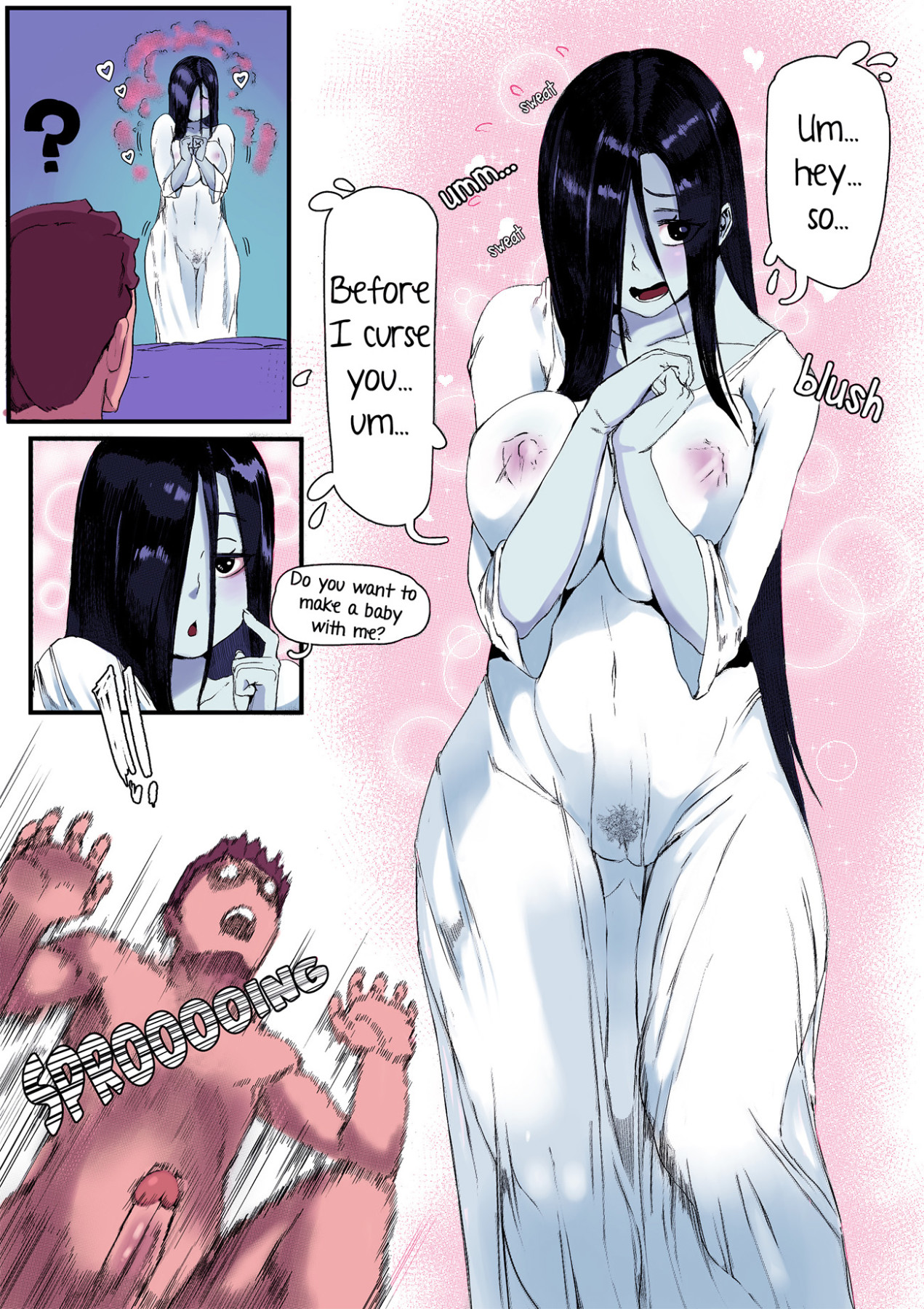 Hentai Manga Comic-Yamamura Sadako (Color)-Read-11